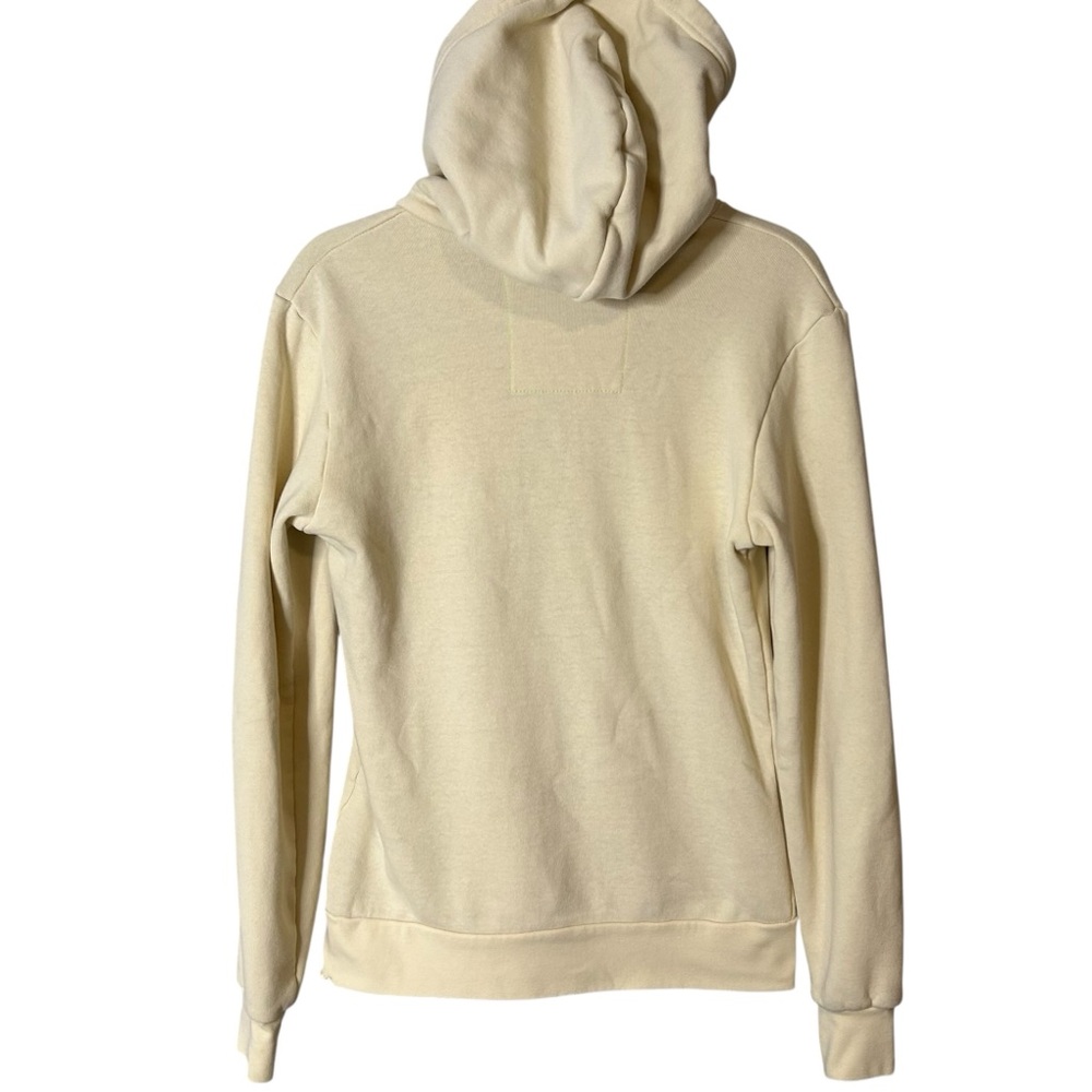 Aviator Nation Vintage Rainbow Stripe Zip Hoodie Cream USA Women’s S - Picture 5 of 16
